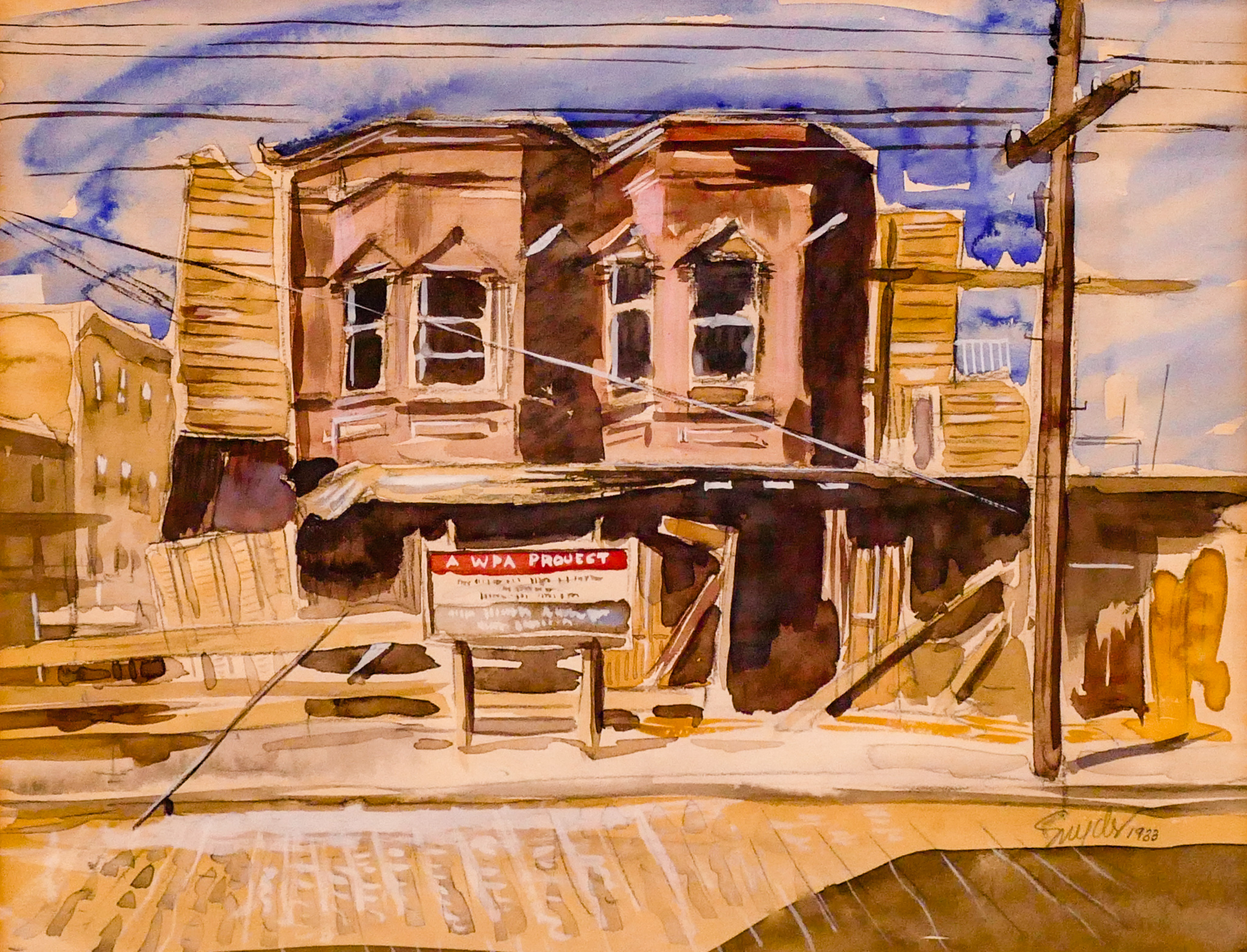 WPA Project 1933 Watercolor