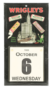 WRIGLEY'S CHEWING GUM CALENDAR