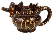 WROTHAM SLIPWARE DATED AND INI