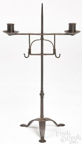 WROUGHT IRON ADJUSTABLE CANDLE