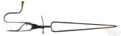 WROUGHT IRON AND BRASS EMBER T