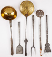 WROUGHT IRON AND BRASS KITCHEN