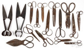 WROUGHT IRON AND METAL SCISSOR