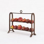 WROUGHT IRON APPLE ROASTER, 18