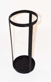 WROUGHT IRON ART DECO UMBRELLA
