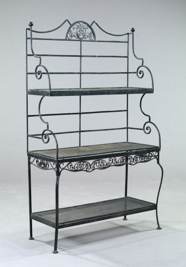 Wrought-Iron Baker's Rack,  of