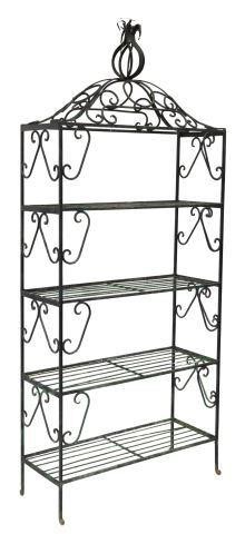 WROUGHT IRON BAKER'S RACK