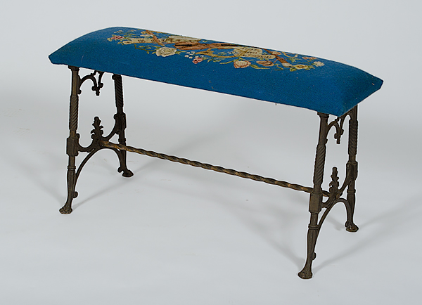Wrought Iron Bench early 20th