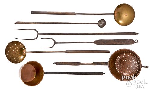 WROUGHT IRON, BRASS, AND COPPER