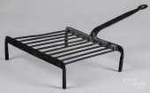 WROUGHT IRON BROILER, 19TH C.W