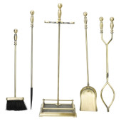 WROUGHT IRON BRUSHED BRASS TON