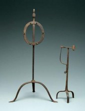 Wrought iron candle stand, rac
