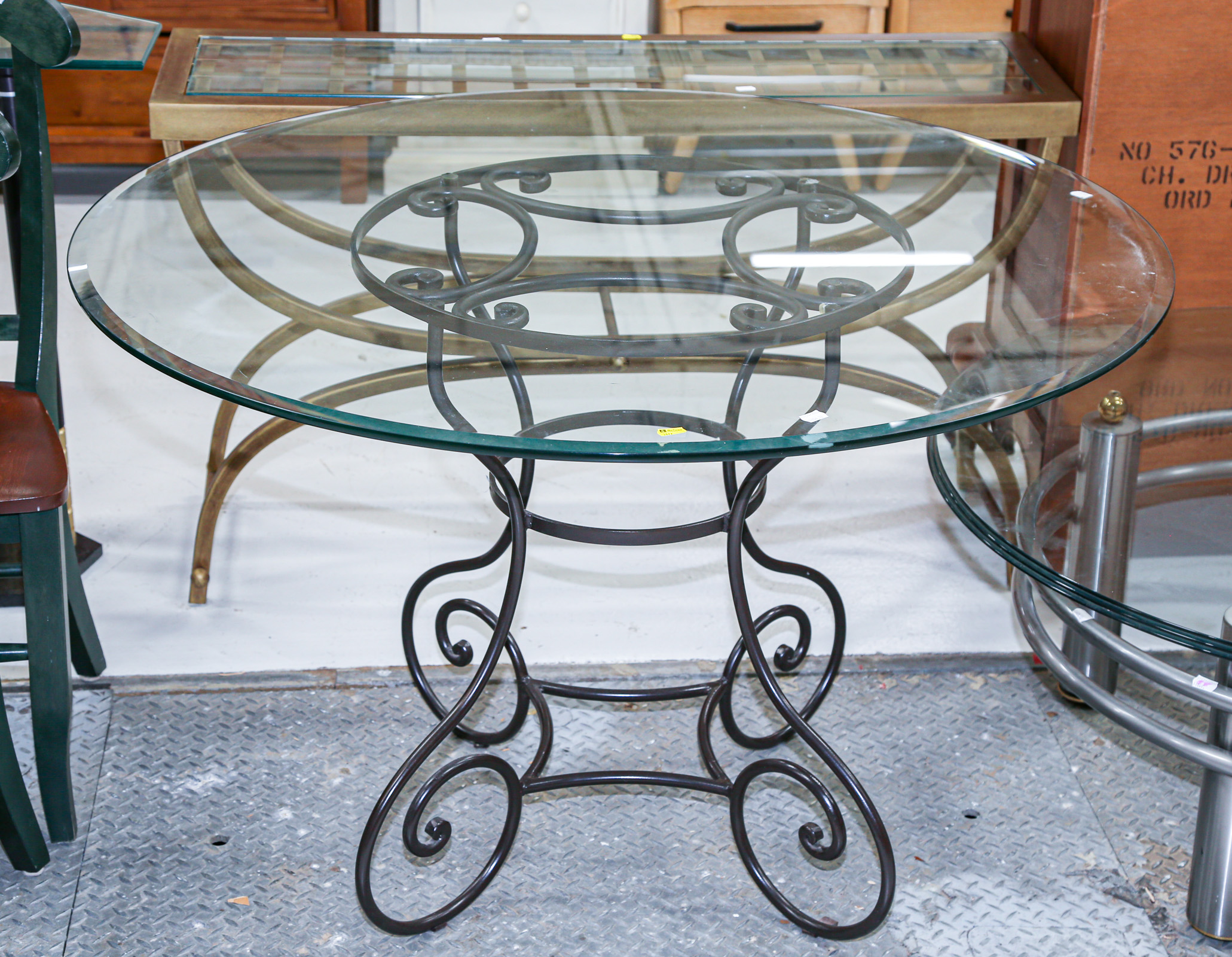 WROUGHT IRON CENTER TABLE Modern;