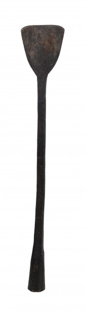 WROUGHT IRON CUTTING SPADE, PR
