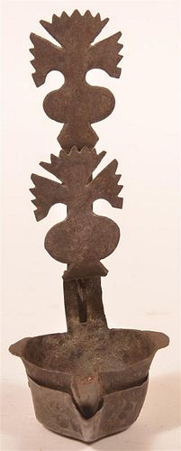WROUGHT IRON DOUBLE CRUSIE
