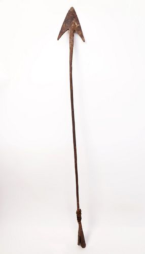 WROUGHT IRON DOUBLE FLUE HARPOON,