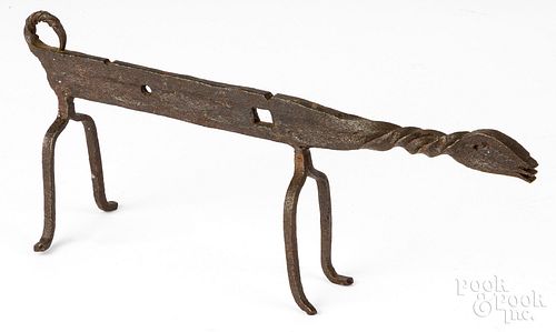 WROUGHT IRON FIGURAL HORSE TOOL