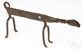 WROUGHT IRON FIGURAL HORSE TOO