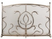 WROUGHT IRON FIRE SCREENWrough