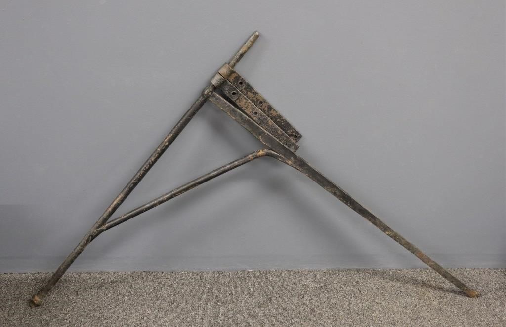 Wrought iron fireplace crane,