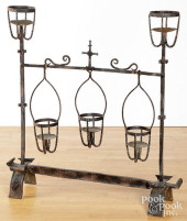 WROUGHT IRON FIREPLACE RACK WI