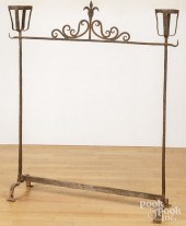 WROUGHT IRON FIREPLACE RACK WI