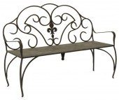 WROUGHT IRON FLEUR-DE-LYS GARD