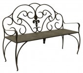 WROUGHT IRON FLEUR-DE-LYS GARD