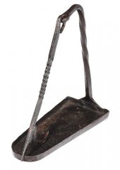WROUGHT IRON FLOATING WICK PAN