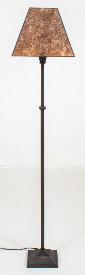 WROUGHT IRON FLOOR LAMP WITH M