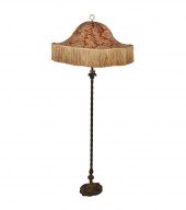 WROUGHT IRON FLOOR LAMPwith op
