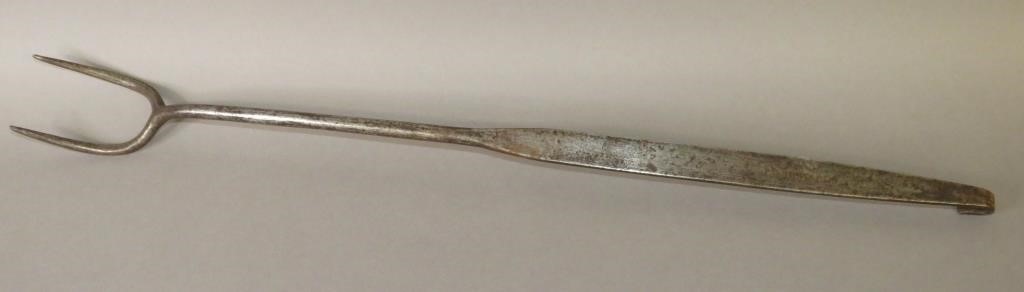 WROUGHT IRON FORK SIGNED P.G.