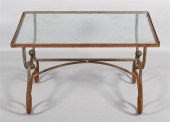 WROUGHT IRON GARDEN TABLEWROUG