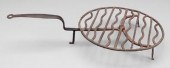 Wrought iron gridiron, circula