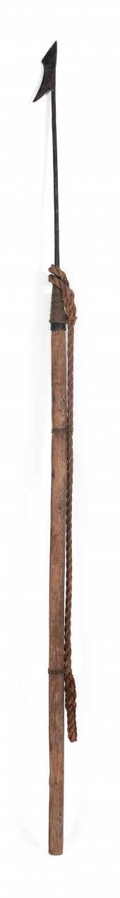 WROUGHT IRON HARPOON 19TH CENT