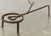WROUGHT IRON HEART TRIVET<br>W