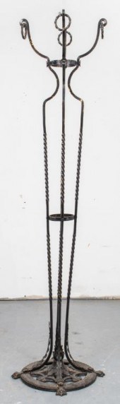 WROUGHT IRON JARDINIERE PLANT