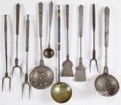 WROUGHT IRON KITCHEN UTENSILSW
