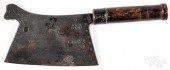 WROUGHT IRON LAMBS HEAD CLEAVE