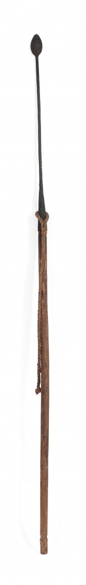 WROUGHT IRON LANCE 19TH CENTUR