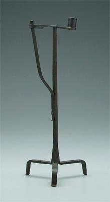 Wrought iron lighting stand,