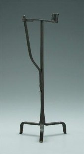 Wrought iron lighting stand, t