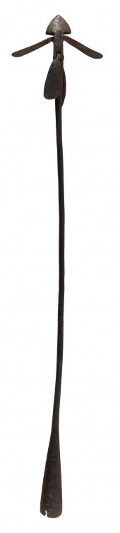 WROUGHT IRON LILY HARPOON MID-