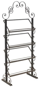 WROUGHT IRON MAGAZINE OR RETAI