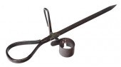 WROUGHT IRON MINER'S CANDLE HO
