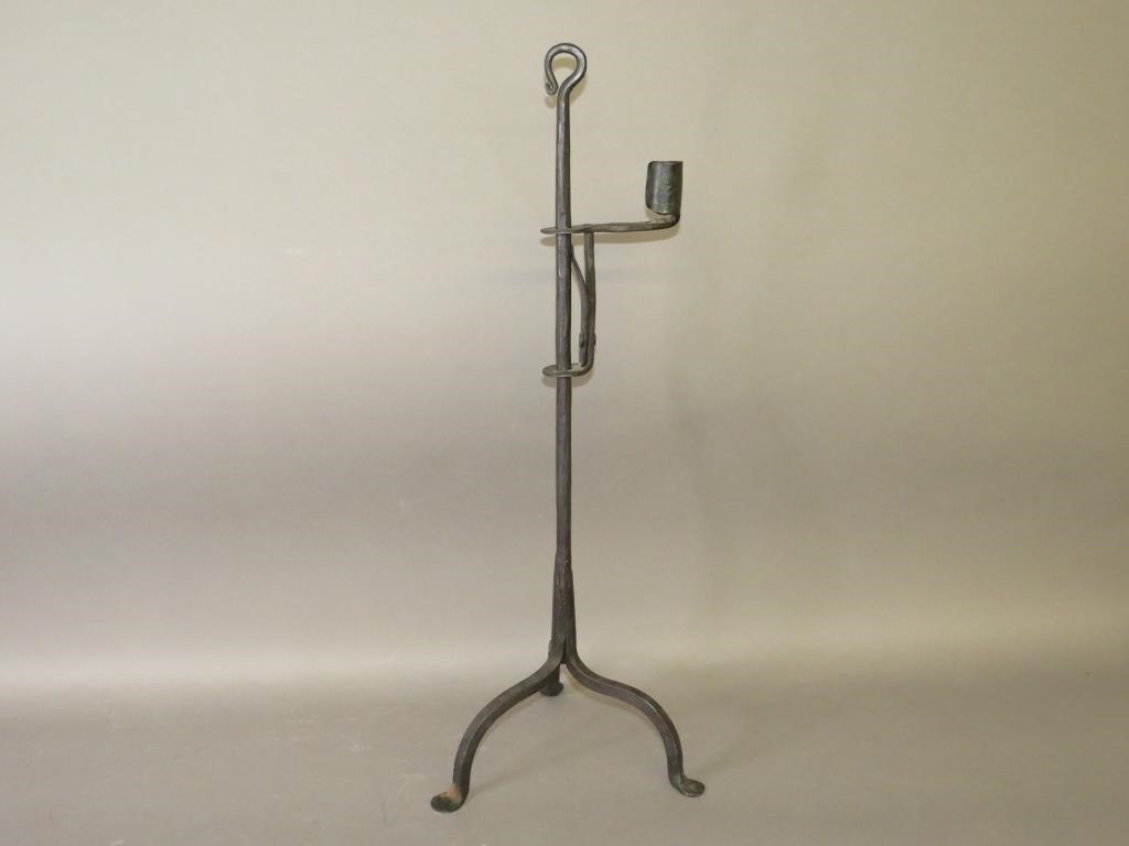 WROUGHT IRON PAD FOOT ADJUSTABLE