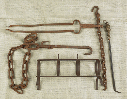 Wrought iron pipe kiln together