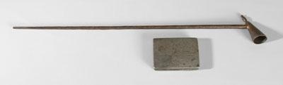 Wrought iron pipe, said to be a