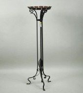 WROUGHT IRON PLANT STANDWrough
