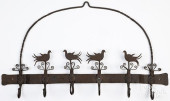 WROUGHT IRON POT RACK<br>Frenc